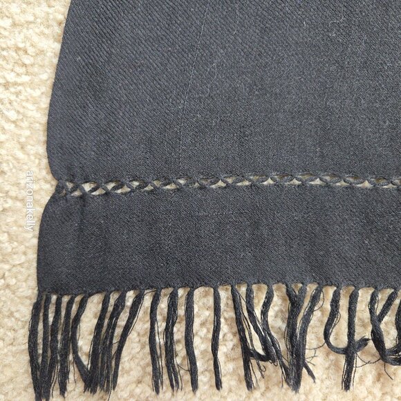 NWOT Wool Scarf With Chain Stitch Embroidery Fall Autumn Colors Kashmir Scarves - Picture 9 of 16